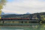 1116 222 mit einem Railjet auf dem Weg nach Innsbruck.