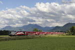  Ski WM Railjet  und  FB Railjet  auf dem Weg nach Innsbruck.