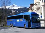 (260'509) - Aus Polen: Sobolewscy, Skwierzyna - Nr. P139/FG 3848P - Irizar am 19. Mrz 2024 beim Bahnhof Grindelwald