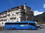 (260'529) - Aus Polen: Sobolewscy, Skwierzyna - Nr. P139/FG 3848P - Irizar am 19. Mrz 2024 beim Bahnhof Grindelwald