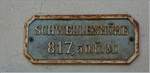 Etwas rostig, aber auf den Zentimeter genau kündigt dieses Schild die Schwellenhöh im Bahnhof Enge im Simmental an. 

14. April 2021