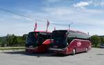 (288'137) - Aus der Schweiz: Car Rouge, Windisch - Nr. 3/AG 370'219 - Setra am 12. Juni 2026 in Olderfjord, Busstation