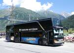 (265'206) - Horner, Tafers - Nr. 8/FR 300'508 - Setra am 28. Juli 2024 beim Bahnhof Oberwald