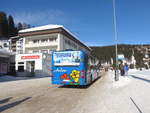 (223'238) - Pfosi, Arosa - Nr. 7/GR 154'247 - Mercedes am 2. Januar 2021 beim Bahnhof Arosa