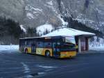 (148'255) - PostAuto Bern - BE 700'281 - Mercedes (ex Schmocker, Stechelberg Nr. 2) am 8. Dezember 2013 in Stechelberg, Hotel