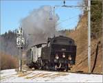 Fahrt nach Entlebuch entlang der kleinen Emme Eb 3/5 5810.
