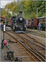 Kaum in Chaulin angekommen wird die BFD HG 3/4 N° 3 der Blonay Chamby Bahn abgekuppelt und fährt zur Lokbehandlung. 

4. Okt. 2025