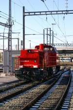 Am 843/57393/die-am-843-041-5-bei-rangierarbeiten Die Am 843 041-5 bei Rangierarbeiten im Bahnhof von Basel SBB aufgenommen am 03.01.2010