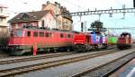 Ae 6/6, Am 843 und Bm 3/3 in Renens (VD)am 16. Jan. 2008