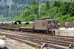 BLS 173 steht am 28 Mai 2002 in Kandersteg.