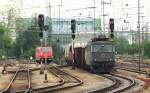 Ae 6/6 11513 mit Gz im Bhf Basel Bad. 01.06.12