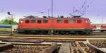 Ae 6/6 11455, Basel Bad. Bhf, 01.06.12