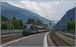 Die grüne SBB Re 4/4 II 11161 erreicht mit ihrem Gotthard IR Faido.
21.07.2016