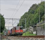 re-420-re-4-4-ii-/705517/hinter-dem-ch226teau-de-chillion-welches Hinter dem Château de Chillion (welches hier nicht zu sehen ist) verläuft die Simplonstrecke von Lausanne nach Brig. Bei Bau wurde ersthaft darüber nachgedacht, das Château de Chillon abzutragen und den Baustein für den Eisenbahnbahn zu verwenden! 
Im Bild die SBB Re 4/4 II 11328 (Re 420 328-7) mit einem kurzen Güterzug auf der Fahrt in Richtung Wallis.

15. Juli 2020
