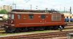 BLS Re 4/4 (Re425) 177  Zweisimmen  abgestellt im Bhf Basel Bad. 01.06.2012