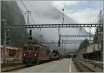 re-425-re-4-4-der-bls/277183/bls-re-44-162-mit-einem BLS Re 4/4 162 mit einem Tunnel-Auto-Zug in Goppenstein.
4. Mi 2013