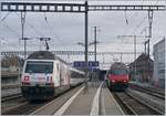 Die SBB Re 460 086-2 wirbt für den TGV Lyria.