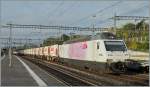 BLS  Pink Panther  Re 465 017-2 in Morges. 15.10.2014