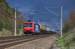 482 030-4 SBB Cargo fr HSL Logistik GmbH mit einem Kesselzug bei Nennhausen und fuhr in Richtung Rathenow weiter. Netten Gru an den Tf! 21.04.2012