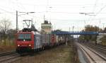482 023-9 fuhr am 3.11.12 mit einem Gz durch den Bhf. Tostedt.
