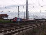Am 04.11.2013 fuhr 482 047-8 mit EuroExpress aus Halle Saale Richtung Köln raus.