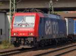 55. SBB 482 041-1 mit nem Containermischer auf dem Weg nach irgendwo in Harburg. 24.4.10