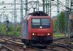 Soloauftritt der Re 482 008-0 in HH-Harburg am 6.5.10