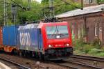 SBB Cargo Re 482 036-1 frht hier durch HH-Harburg. 6.5.10