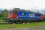 SBB Cargo 620 088 mit X-Rail-Werbung steht während ein Bahnhofsfest am 26 September 2010 ins Bw Biel. 
