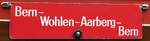 (286'858) - Routentafel - Bern-Wohlen-Aarberg-Bern - am 9. Mai 2026 beim Bahnhof Zofingen