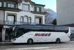(284'327) - Aus Tschechien: Rubes, Risuty - 3SH 6668 - Setra am 24. Januar 2026 beim Bahnhof Interlaken West
