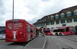 (287'600) - STI Thun - Nr. 703/BE 754'703 - Mercedes + Nr. 149/BE 801'139 - MAN am 5. Juni 2026 beim Bahnhof Thun