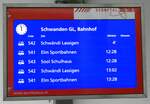 (244'414) - Sernftalbus-Infobildschirm am 3.