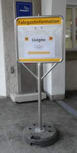 (284'874) - Livigno Olympiade am 14. Februar 2026 beim Bahnhof Zernez