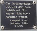 (214'037) - Beschreibungsschild - P 31'134 - am 1.