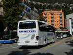 (229'155) - Ebneter, St. Gallen - AR 253 - Setra am 14. Oktober 2021 beim Bahnhof Locarno