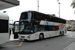 (281'204) - Joly Voyages, Les Breuleux - NE 173'048 - VDL (ex Rope, D-Bordesholm) am 11. Oktober 2025 beim Bahnhof Yverdon