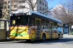 (285'061) - PostAuto Wallis - Nr. 159/VS 574'951/PID 12'159 - eMercedes am 24. Februar 2026 beim Bahnhof Martigny
