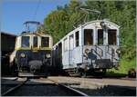 b-c-blonay-chamby/864180/autour-de-la-voie-ferr233e- Autour de la voie ferrée / Rund um die eiserne Bahn (Herbstevent 2024) - Auch die beiden  MOB FZe 6/6 2002 (heute B-C) und der MOB BCFe 4/4 N° 11 (heute B-C) geben ein schönes Bild ab, dies insbesondere, da der Vorbau der Gm 4/4 2004 aus dieser Perspektive den Führerstand verdeckt und ich somit die Diesellok für dieses Bild 'links liegen' lies...

7. September 2024