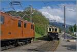 b-c-blonay-chamby/865703/und-schon-kommt-der-gegenzug-angefahren Und schon kommt der Gegenzug angefahren: die MOB DZe 6/6 2002 der Blonay-Chamby Bahn erreicht mit ihrem Personenzug den Bahnhof von Blonay.

19. Mai 2024