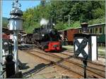 Die SEG G 2x 2/2 105 der Blonay Chamby Bahn ist in Chaulin angekommen und wird gleich abgekuppelt, um in der Lokwartung mit neuen Vorräten ergänzt zu werden. 

10. Aug. 2025