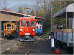 La DER de la Saison! (Saisonabschlussfeier der Blonay-Chamby Bahn 2024) - der nun mechanisch und auch optisch wieder perfekt hergereichte RhB Bernina Bahn ABe 4/4 I N° 35 der Blonay Chamby Bahn