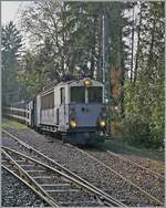  La DER de la Saison!  (Saisonabschlussfeier der Blonay-Chamby Bahn 2024) - Der als LLB ABFe 2/4 N° 10 angeschriebene BCFeh 4/4 der Blonay-Chamby Bahn ist mit seiner stilreinen LLB Garnitur