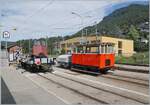 Autour de la voie ferrée / Rund um die eiserne Bahn (Herbstevent 2024) - 'Le Biniou', die kleine Draisine Dm 2/2 N°3 war für mich einer der Höhepunkte bei diesem Themenwochenende, hier zu sehen in Blonay. Einerseits bewunderte ich ...