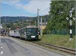 Autour de la voie ferrée / Rund um die eiserne Bahn (Herbstevent 2024) - Für den Kiestransport beschaffte die GFM im Jahre 1972 die beiden Treibwagen mit der Bezeichnung BDe 4/4 141 und 142. Die Triebwagen kamen mit Kieszügen mit einem ...