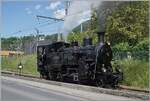 Die BFD HG 3/4 N� 3 der Blonay Chamby Bahn rangiert in Blonay.