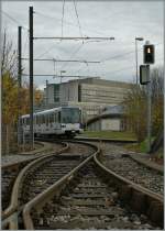 Ein TL Bem 558 als  m1  zeigt sich beim Dépôt in Dorigny.