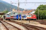 Die Endstation Balsthal der OeBB heute.