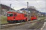 Die MOB (ex CEV MVR) HGem 2/2 2501 rangiert in Blonay die Xrot 91 und die CEV HGe 2/2 N° 1; was darauf hindeutet, dass bald moderne Schneeräumfahrzeuge zum Einsatz kommen werden.
