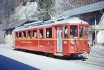 Sernftalbahn, Triebwagen 6 in Schwanden.